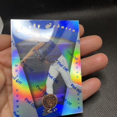 1997 Pinnacle Certified Mirror Blue with Coating #54 Randy Johnson - Picture 5 of 10