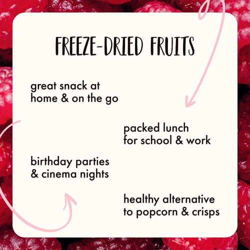 Freeze Dried Raspberries 100% Natural No Added Sugar No Preservatives - Picture 11 of 17