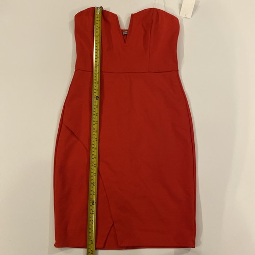 Women’s Red Charlotte Russe Dress Style D24884 Size Small NWT - Picture 7 of 12