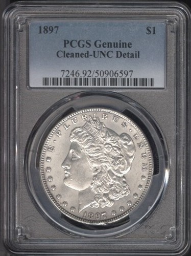 1897 PCGS CERTIFIED U.S. MINT UNCIRCULATED PHILADELPHIA MORGAN SILVER DOLLAR