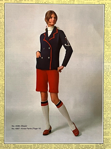 VTG Newsmakers Crochet Knitting Pattern Book Long & Short Pants Pullovers Blazer - Picture 3 of 7