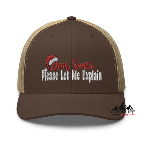 Sombrero de camionero Dear Santa Naughty Christmas List - Imagen 18 de 26