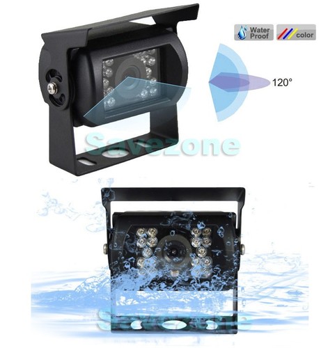 18IR Wireless Reversing Camera White+7" Monitor Mirror Car Rear View Kit 12V-24V - Picture 6 of 11