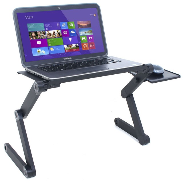 Pwr Flextop Portable Folding Laptop Stand Notebook Table Riser