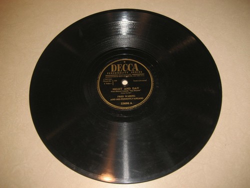 Decca Records Fred Waring Music Cole Porter Songs A-499 10" Vinyl Vintage 1946 - Picture 3 of 12