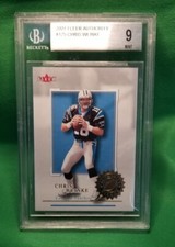 Chris Weinke GRADED Beckett MINT 9 2001 Fleer Authority #125 Carolina Panthers 