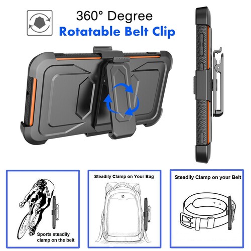 For Samsung Galaxy A20 A30 A50 A20s Shockproof Armor Clip Holster Case Cover - Picture 8 of 39