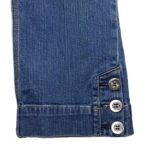 Christopher & Banks Women Capri Pants Jeans Size 4 Waist 30 Stretch Blue Denim - Picture 5 of 10