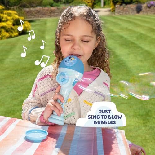 BLUEY Dance Mode Bubble Machine and Toy Microphone | Bluey Toy for Baby, - Picture 4 of 8