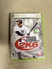 Major League Baseball 2K6 Tested (Microsoft Xbox 360, 2006) CIB W/ Manual