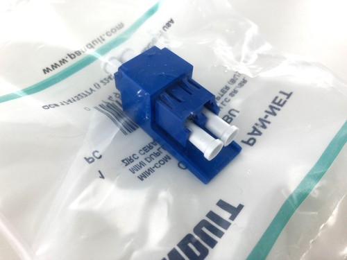 Panduit CMDSLCZBU Glasfaseradapter LC Duplex SM blau Keramik Zirkonium, neu! - Bild 4 von 5