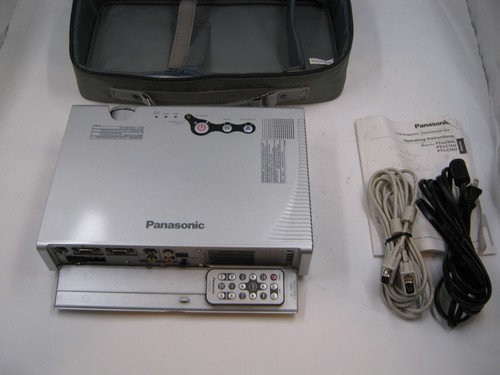 Panasonic PT-LC56U LCD Projector w/ Accessories and Carrying Case, 306 Hours - Picture 1 of 10