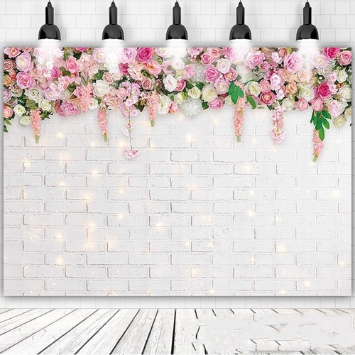 Green Leaves Flowers Photography Backdrop Poster Photo Props Photo Studio - Picture 8 of 14