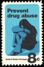 Scott 1438, The 8¢ Prevent Drug Abuse Issue  from 1971 - Mint, Never Hinged