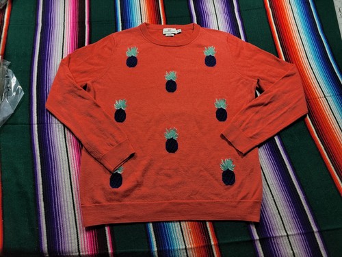 Vineyard Vines Pineapple Kids Merino Wool Sweater Size Youth XL - Picture 1 of 7