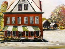 ORIGINAL Landscape  OIL Painting John Williams ART JMW IMPRESSIONISM Old House