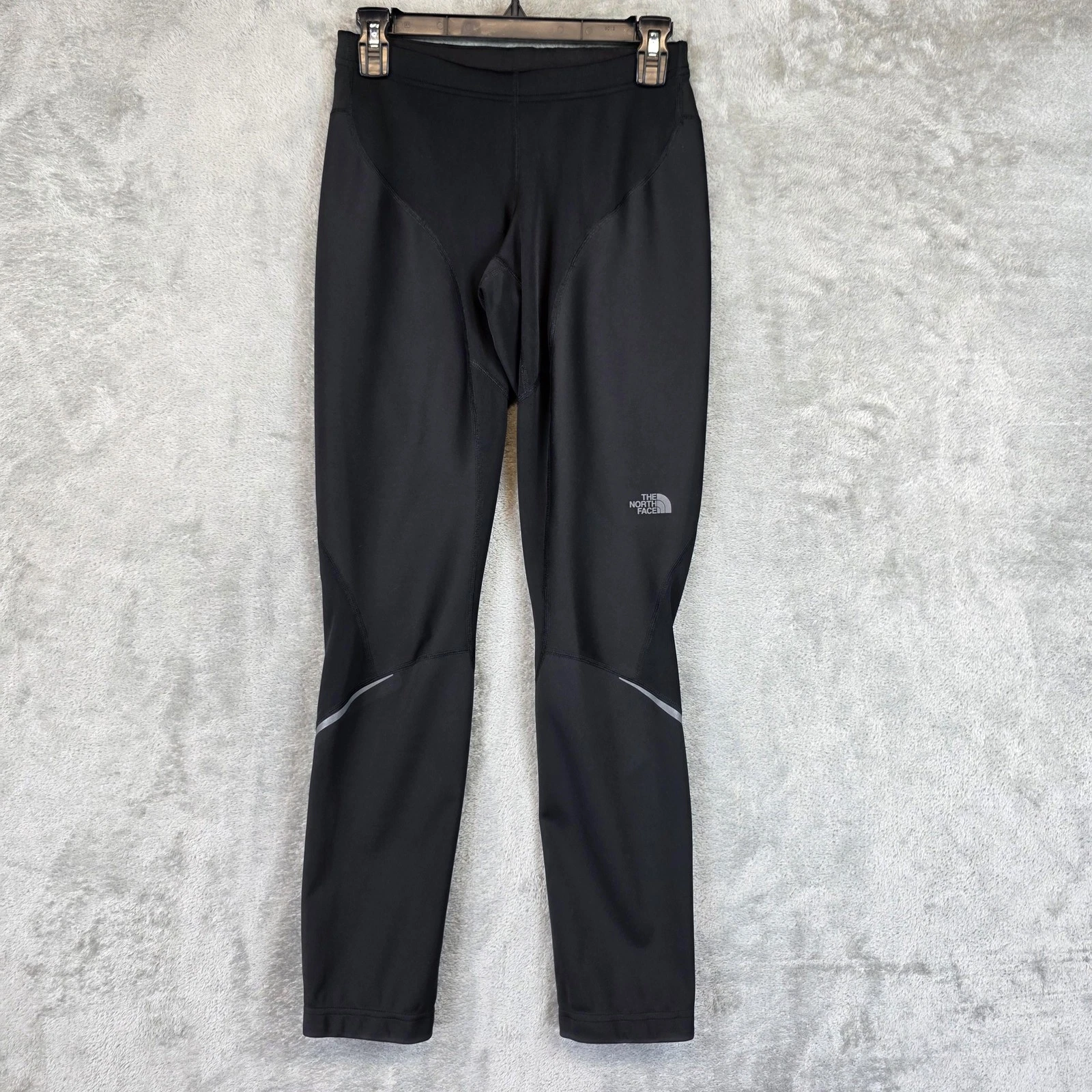 The North Face Leggings Womens S Black FlashDry WindWall Ankle Zip Running