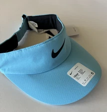 Nike Womens Golf Visor Baltic Blue Dri-FIT Hat 1Size One Size / Adjustable NWT