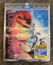 The Lion King (Blu-ray/Blu-ray3D/DVD, 2011, 4-Disc Set) Diamond Edition