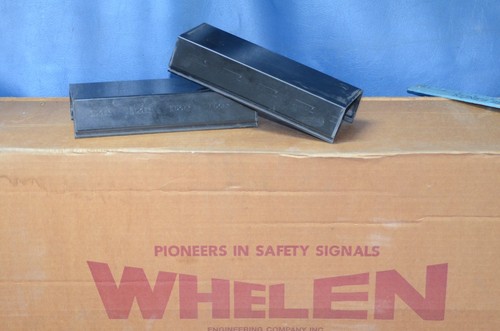 Lentes de lente bloqueadas negras en blanco central de 8,5" con barra de luz Whelen Edge 9000 9M OEM - Imagen 1 de 11