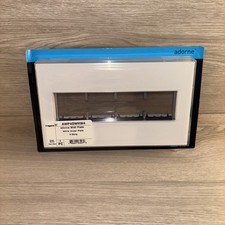 Legrand Adorne Gloss White, 4-Gang Wall Plate, AWP4GWH4 - Multiple Available