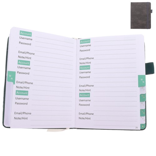  Phone Book Portable Address Organizer Pocket Address Book Contact Book for - Picture 8 of 12
