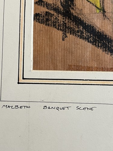 Macbeth Modern British School Signed Crewe - 1972 - Mixed media - fine Art - Picture 5 of 9