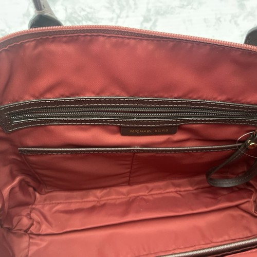 Vintage Michael Kors Satchel Shoulder Bag Maroon. A Piece Of History NWOT - Picture 18 of 24