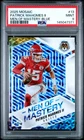 2025 PANINI MOSAIC MEN OF MASTERY BLUE #13 PATRICK MAHOMES II 45/99 PSA 9