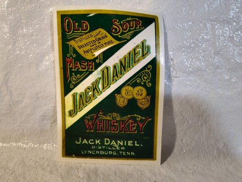 Jack Daniels Whiskey Distillery Reproduction Labels Set - 6 Bottle Labels Advert - Picture 5 of 8