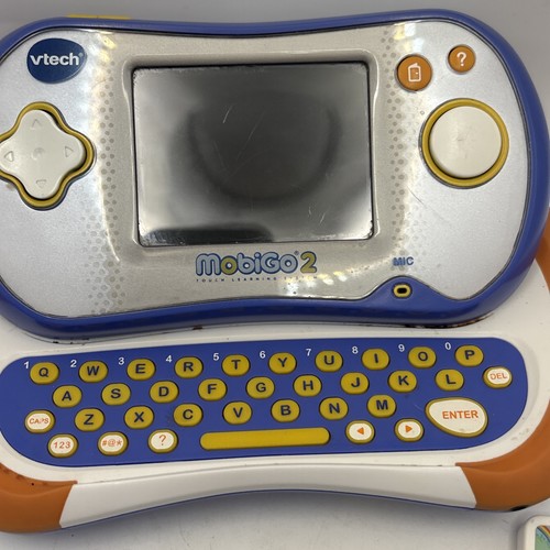 Vtech Mobigo 2 Touch Learning System TESTED WORKS 1 Game Elmo & Abby Nature Expl - Picture 18 of 18
