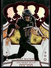 2020 Panini Chronicles Draft Picks - Crown Royale Quez Watkins RC #80 - Red