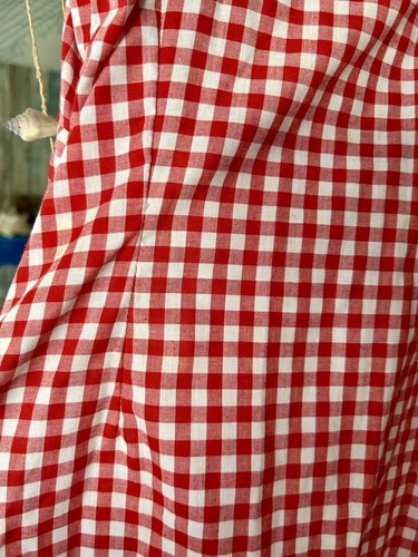 Vintage Paper Doll Productions Pin Up Dress GINGHAM Retro Rockabilly S - Picture 8 of 11
