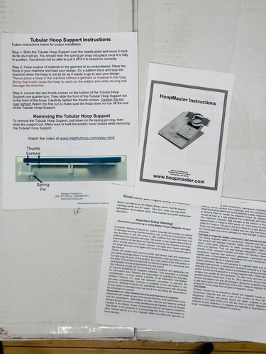 Hoop Master Brother PR10 – 5.5″ Mighty Hoop Kit & Tubular Hoop Support - Picture 2 of 14