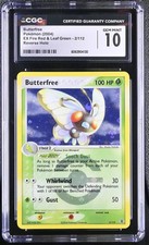 CGC 10 Butterfree EX Fire Red & Leaf Green 2/112 Reverse Holo Pokemon Card