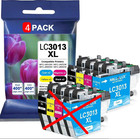 4PK LC3013 Ink Cartridges for Brother LC3011 XL MFC-J491DW J497DW J895DW J690