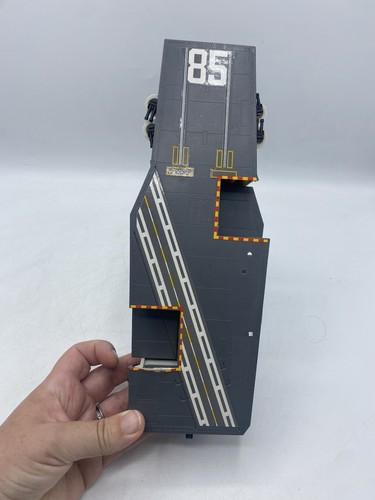 Micro Machines Flugzeugträger Spielzeug *selten blau* #85 1988 Galoob 80er unvollständig - Bild 3 von 15