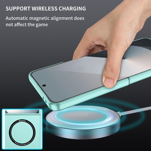 Magnetic Shockproof Case for Samsung Galaxy Z Flip 3 4 5 6 7 Wireless Charging - Picture 60 of 63