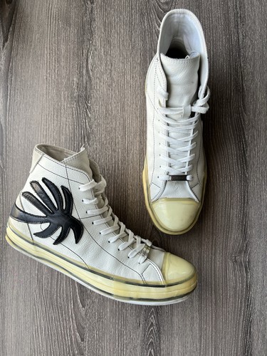Palm Angels Sneaker Vulcanized High Top Weiß Leder Größe 10 Herren (EU43) - Bild 2 von 11