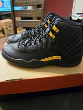 Size 12- Jordan 12 Retro Mid Black Taxi