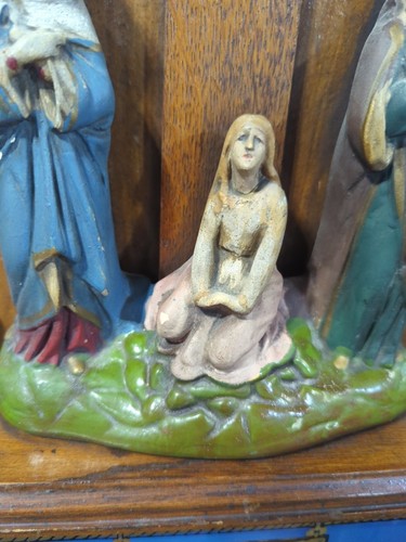 Caja de Pergamino Koenig Alter 1904 De Colección Estaciones de la Cruz Católica Jesús Cruz - Imagen 11 de 15