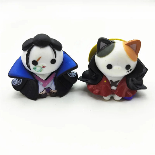 8 pz/set One Piece Cos Cat Action Figure Giocattolo Wanno Country Kaidou Jinbe Torta - Foto 11 di 27