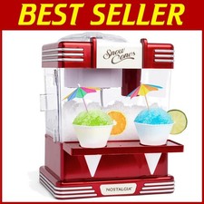 Portable Snow Cone Maker with Stainless Blades