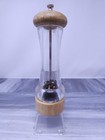 Olde Thompson Natural Wood & Acrylic Pepper Mill Carbon Steel Grinder