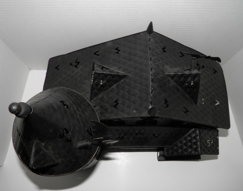 Large Yankee Candle Black Metal Tealight Holder Halloween Haunted Mansion VGUC - Picture 7 of 7