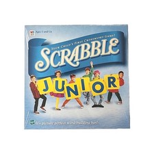 NIB 1999 Scrabble Junior Board Game Hasbro Milton Bradley Game Factory Seal Gift