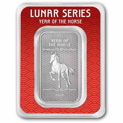 1 oz Silver Bar - 2026 APMEX Year of the Horse (TEP, Series 2) | eBay