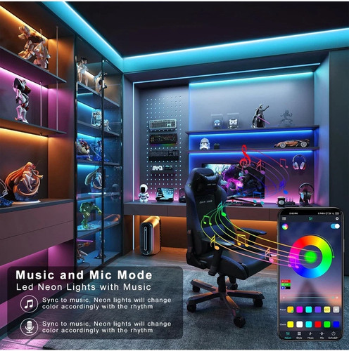 50 Ft LED Strip Lights, Smart Light with App Remote Control, RGB LED 1 ROLL 5050 - Picture 4 of 5