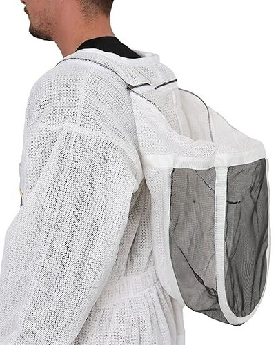 OZ ARMOUR 3-Layer Beekeeping Suit w/Dual Hoods Ventilated & Bee Proof Protection - Picture 6 of 9