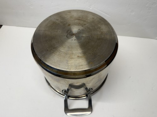 Emeril 6 Quart Suppentopf Kupferkern Edelstahl OHNE DECKEL - Bild 4 von 4